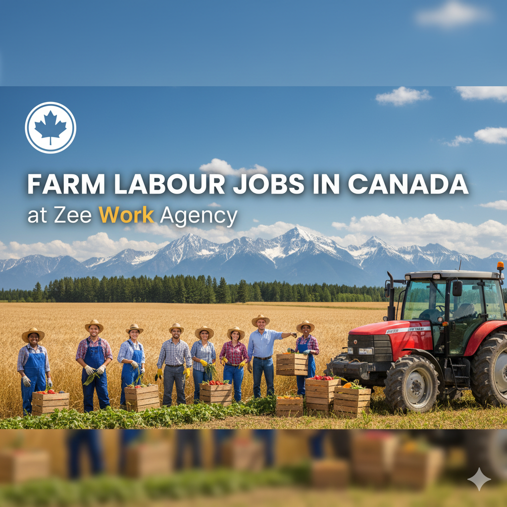 Explore general farm labour jobs in Canada with Zee Work Agency. Learn about job duties, eligibility, benefits, and how to apply for seasonal
