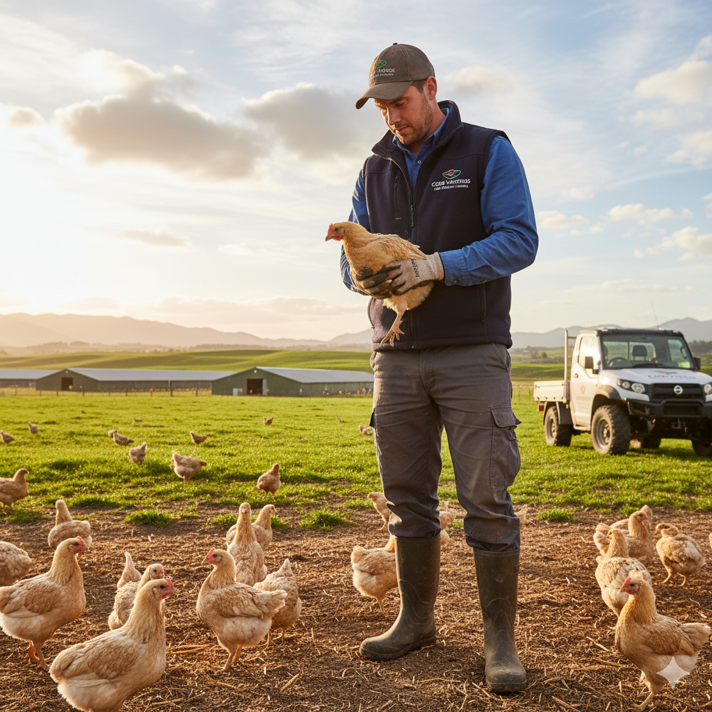 Apply for the Farm Worker position at Cobb Vantress New Zealand Limited. Gain hands-on experience in poultry farming, animal care, biosecurity